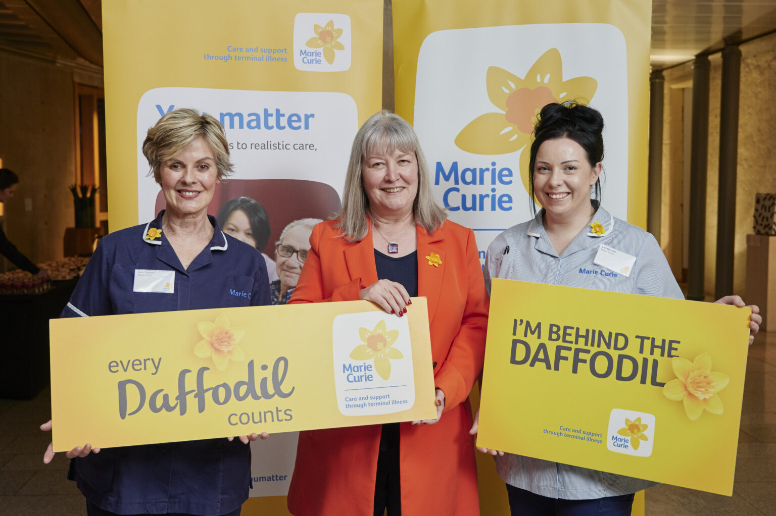 Rhoda Grant MSP backs Marie Curie Great Daffodil Appeal Rhoda Grant